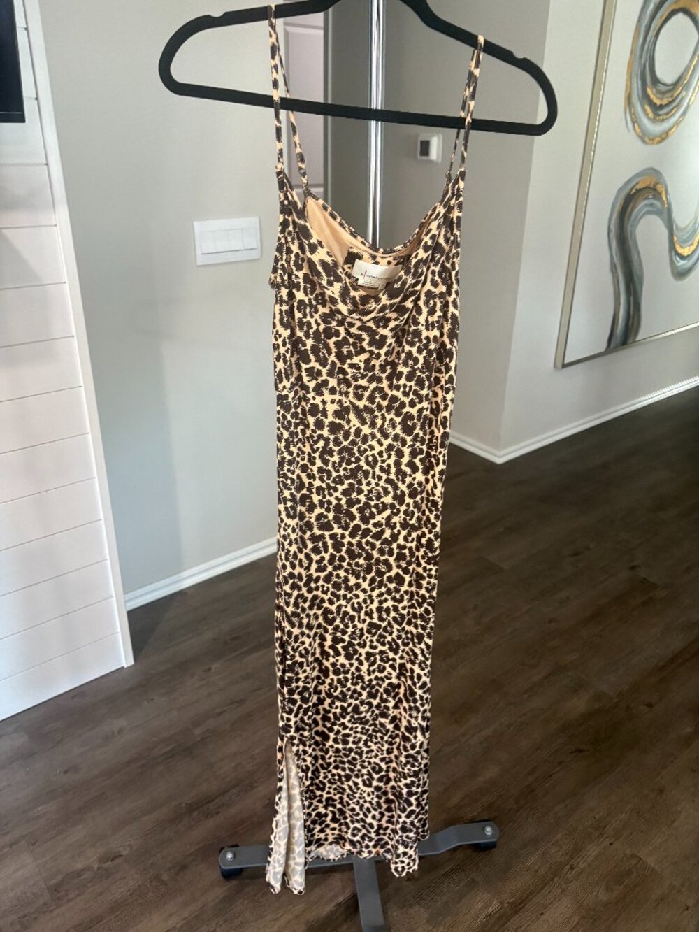 Anthropologie Leopard Print Dress XS